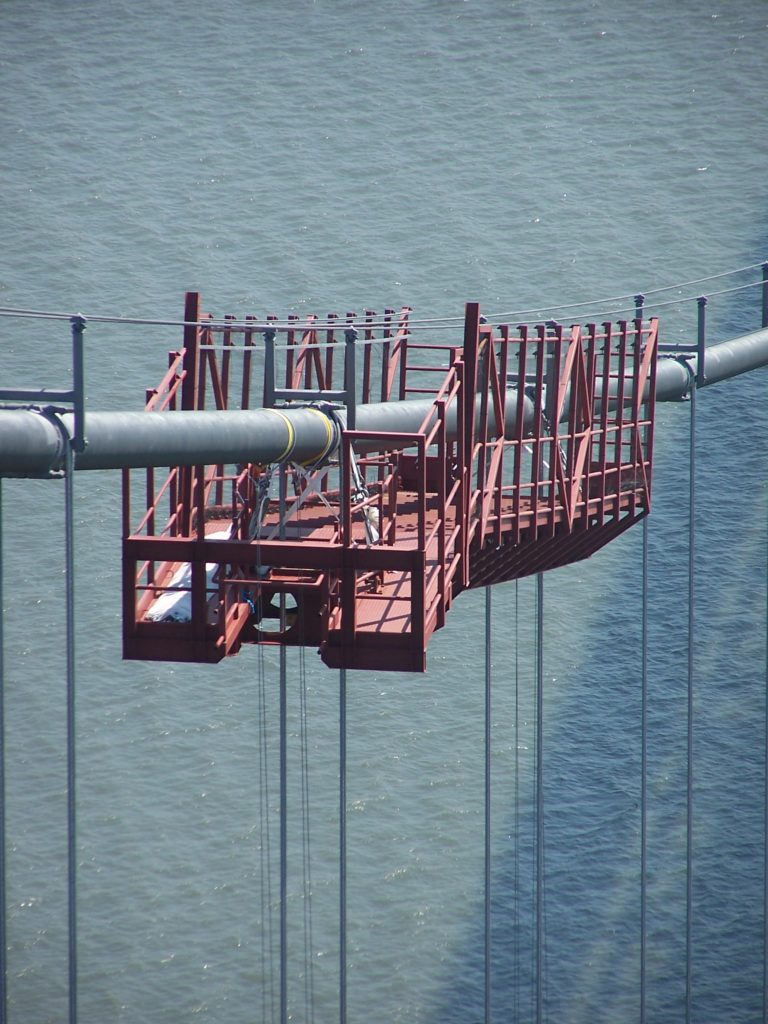 Forth Bridge Cable Inspection Gantry Forth Bridge Cable Inspection Gantry