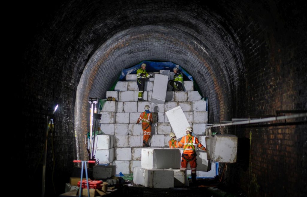 Railway Tunnel Infill works Railway Tunnel Infill works